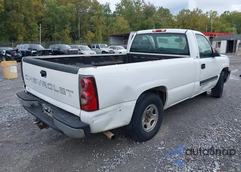 2004 Chevrolet Silverado 1500 from USA, damaged, VIN 1GCEC14T04Z207142